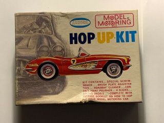 Aurora Model Motoring Hop Up Kit No.  1596 - 98 Date Code 1962 Mostly Complete Kit