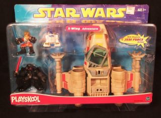 Star Wars X - Wing Adventure 2002 Playskool With Magnetic Jedi Force Action