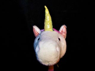 Dan Dee Collector ' s Choice Stuffed Unicorn on Stick Musical Galloping Sound Toy 4