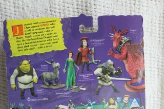 Shrek Princess Fiona Figure w/ Leg Kicking Action by McFarlane Toys 2001 NIB MOC 7