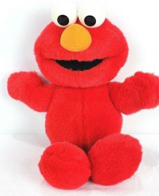 Sesame Street TICKLE ME ELMO plush character figure toy by TYCO 1997 7