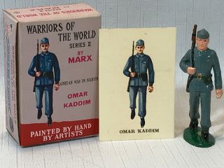 Marx Warriors Of The World 5 Omar Kaddim Korean War Soldier Mib