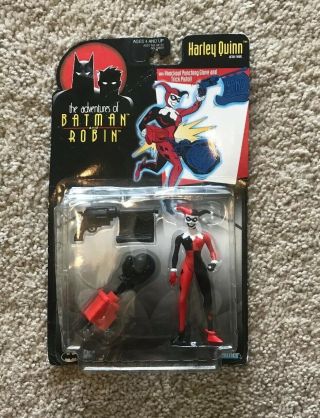 Batman And Robin Animated Series,  Harley Quinn Action Figure,  Kenner,  Nib,  1997