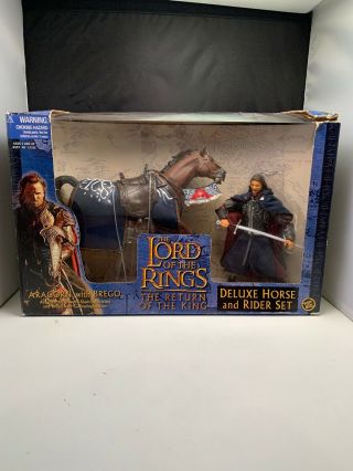 Lord Of The Rings King Aragorn With Horse Brego Lotr Return Of The King Movie