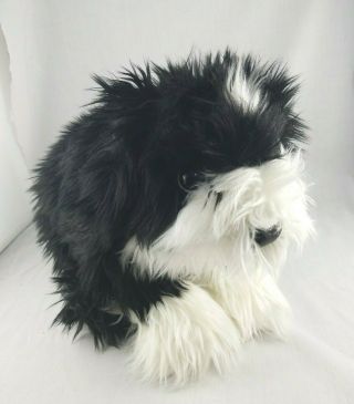 Folkmanis 16 " Portuguese Water Dog Shaggy Full Body Hand Puppet Plush