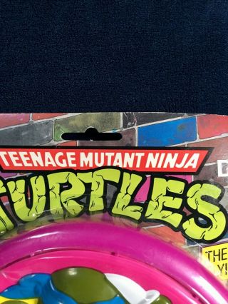 NIP 1989 Teenage Mutant Ninja Turtles TMNT Leonardo Flying Disc 5