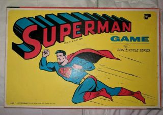 1967 Pressman Superman Game Complete Owner