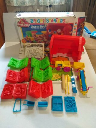 Vintage Play Doh Bright Starters Farm Set From Kenner 1989 100 Complete