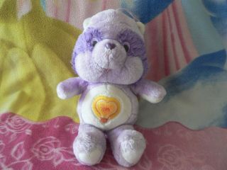 13 " Plush Vintage Bright Heart Raccoon Care Bear Cousin Baby Boy Girl 1980s Toy