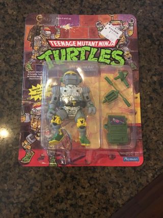 1989 Teenage Mutant Ninja Turtles - Metalhead Action Figure Unpunched