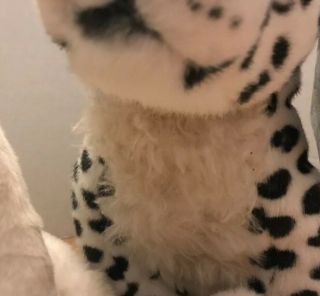 Set Of 2 Fiesta WhiteTiger/snow Leopard Plush Stuffed Animal Toy for Boys Girls 5