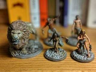 Kingdom Death Monster Prologue Survivors And White Lion Painted