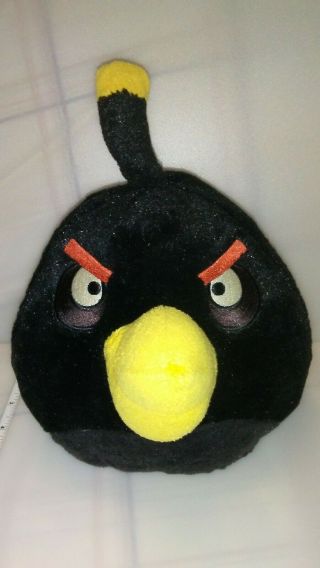Angry Birds Black Bomb Bird Stuffed Plush