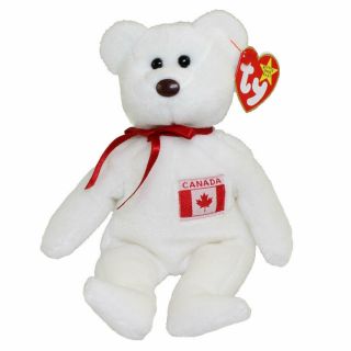 Ty Beanie Baby - Maple The Bear (canada Exclusive) (8.  5 Inch) - Mwmts Stuffed Toy