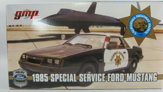 Gmp 1985 California Highway Patrol Special Service Ford Mustang 1:18 Scale