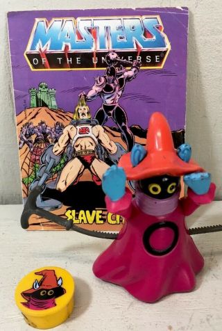 Motu Orko Figure Magic Trick Accessories He Man Masters Of The Universe 1983