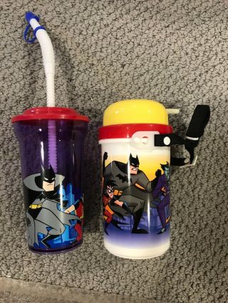 The Adventures Of Batman 2 Cups Joker Batgirl And Robin Animated