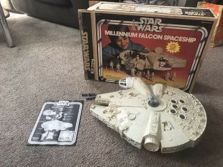 Vintage Star Wars Millennium Falcon Spaceship