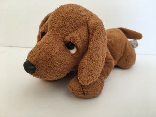 Russ Berrie Tyke Brown Tan Puppy Dog Hound Plush Stuffed Animal Toy