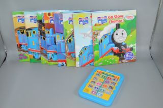 Thomas The Tank Engine & Friends Story Reader Electronic Me Reader & 8 Book Set