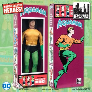 Dc Comics Aquaman 8 Inch Action Figure In Retro Box