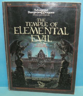 Advanced D&d Dungeons And Dragons The Temple Of Elemental Evil T1 - 4 Module 9147
