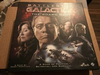 Battlestar Galactica The Board Game Out Of Print Fantasy Flight Games Sci - Fi