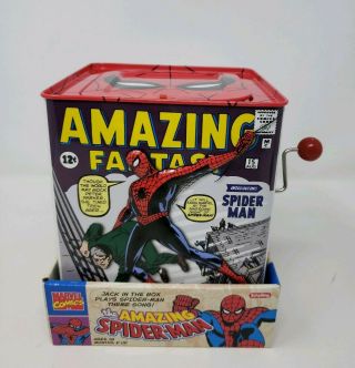 Rare Marvel Spiderman “jack In The Box”