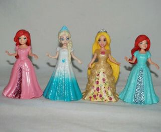 Disney Princess MagiClip Doll Cinderella Ariel Rapunzel Belle Aurora Merida Elsa 5