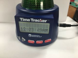 Learning Resources Time Tracker Visual Timer & Clock With Programmable Sounds