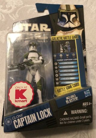 Star Wars Clone Wars Clone Trooper Captain Lock Kmart Exclusive In Package