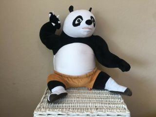 Kung Fu Panda Awesome 26 Inch Karate Pose Large Cuddle Toy Plush Doll