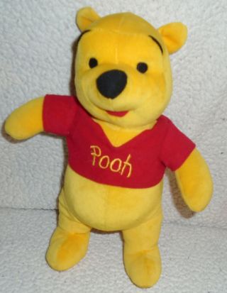 Set of 2 Winnie the Pooh Plush Dolls - 1995 Wearing Story Book Overalls Mattel 4