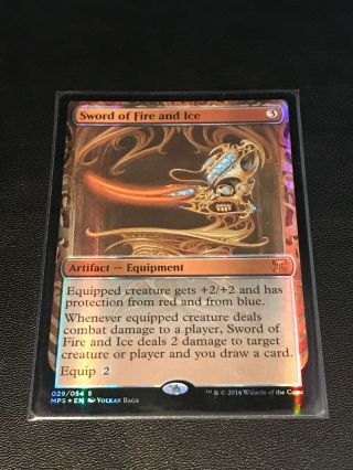 Sword Of Fire And Ice Foil Masterpiece Series: Kaladesh Inventions Nm - Mt