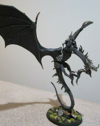 Games Workshop Lotr Witch King On Fell Beast,  Metal And Plastic,  Painted