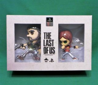 The Last Of Us Joel And Ellie Vinyl Figure Set Naughty Dog Officially Licensed