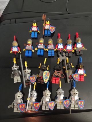 Lego Bulk Classic Castle Black Knights Dragon Army Minifigures 6086 6057 6009