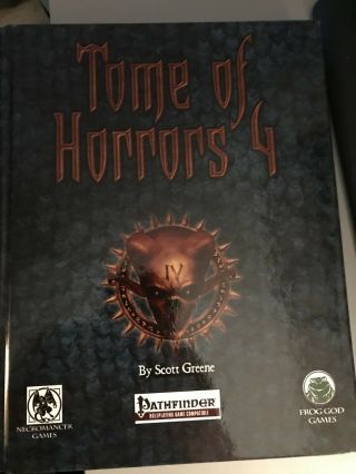 Tome of Horrors Complete for Dungeons & Dragons 3.  5/Pathfinder NM Frog God Games 4