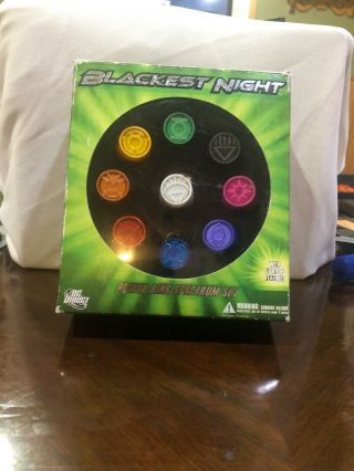 Dc Direct Blackest Night Green Lantern Power Ring Spectrum Set