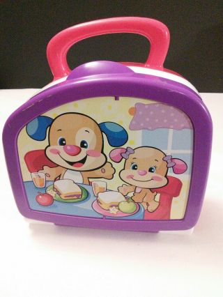 2013 Fisher Price Talking Laugh And Learn Lunchbox
