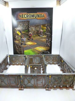 Games Workshop Warhammer Necromunda Bulkhead Doors Paint Job
