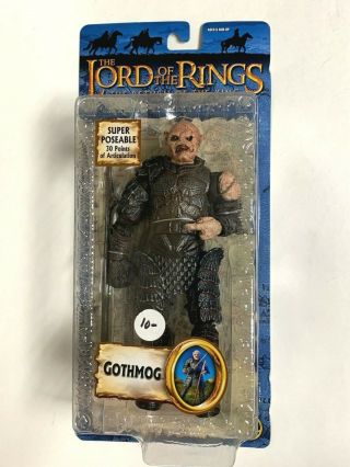 Lord Of The Rings Return Of The King Gothmog Figure On Card Lotr Rotk Toybiz
