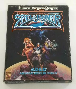 Ad&d Spelljammer Adventures In Space Box Set Tsr 1049 Ad&d 2nd Edition 1989