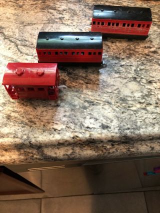 Set Of 3 Red Express Coaches For Thomas And Friends Trackmaster