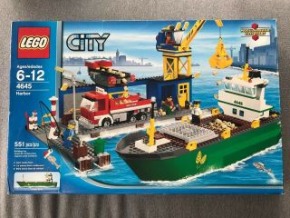 Lego City 4645 Harbor - Item Complete With Open Box.