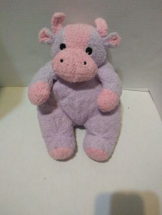 Euc Ty Baby Pillow Pal Plush Stuffed Animal Hippobaby Purple Hippo 12 " 2000
