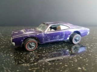 69 Custom Dodge Charger Purple Redline Hot Wheel