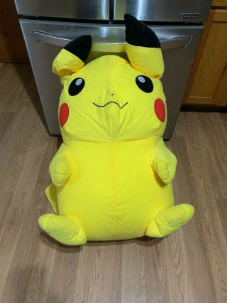 Giant 32 " Pikachu Plush Stuffed Animal Licensed Nintendo Pokemon Toy Factory