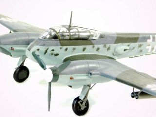 1/72 Italeri Messerschmitt Me 410 A - 1 - very good built & painted 3