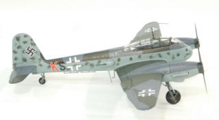 1/72 Italeri Messerschmitt Me 410 A - 1 - very good built & painted 6